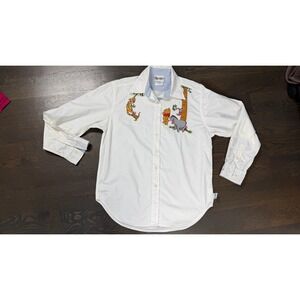 Walt Disney Parks  Winnie the Pooh Embroidered Shirt‎ Resort Collectable  S